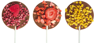 Čokoládové lízátko s OVOCEM 25 g - balení 25 ks